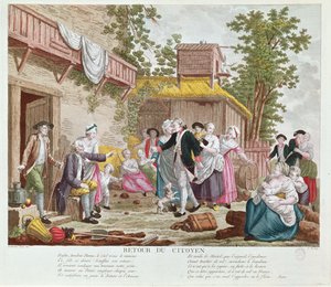 Le retour du citoyen, 1792